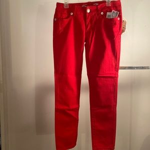 Seven 7 Red skinny jeans!!
